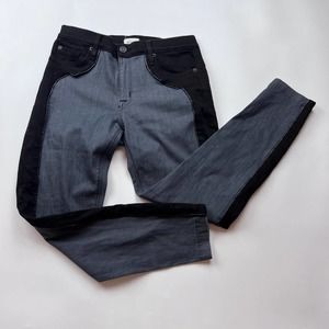 Hudson Jeans Women's Skinny Jeans - Black and Gray